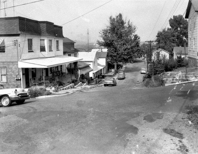 Johnson and Oak, before and after, late 50 Pittston
