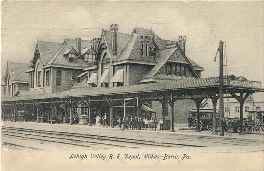 Lehigh Valley Rail Road Depot, Wilkes-Barre
