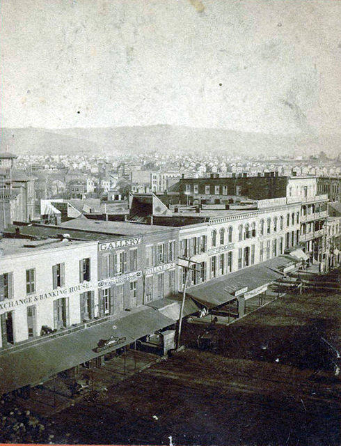 North side of Public Square looking for the west side c. 1870s