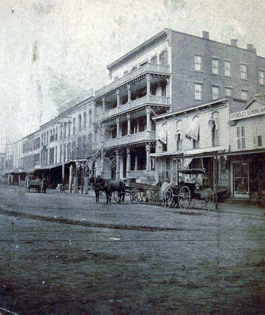 North side of Public Square looking from the east side c. 1870s