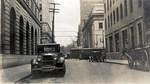 Late 1920s photo of the corner of Franklin and Market Streets, Wilkes-Barre